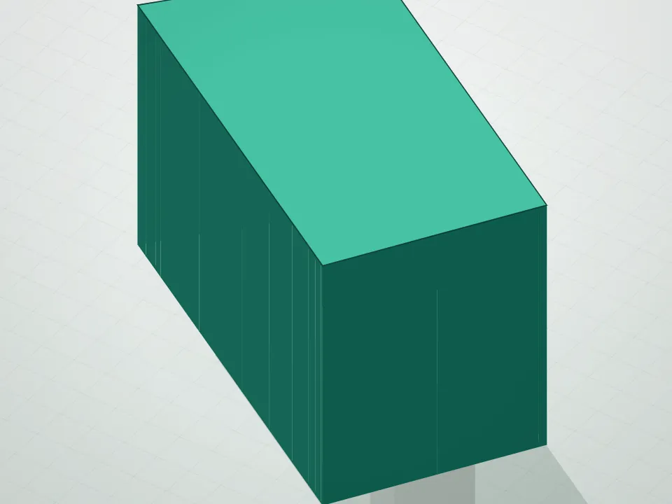 3D massing drawing of White Sands Condominiums and neighboring buildings