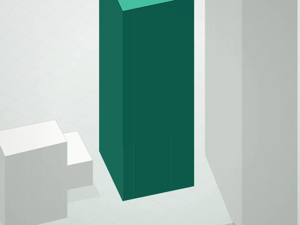 3D massing drawing of 20 Pine Street Condominium and neighboring buildings