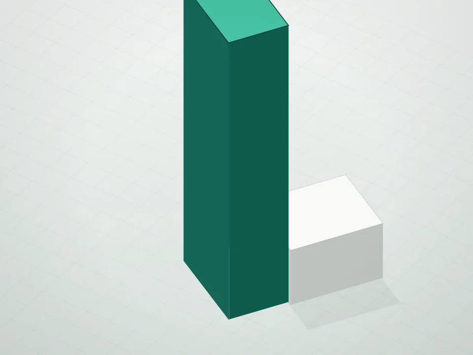 3D massing drawing of 135 West 52nd Street Condominium and neighboring buildings
