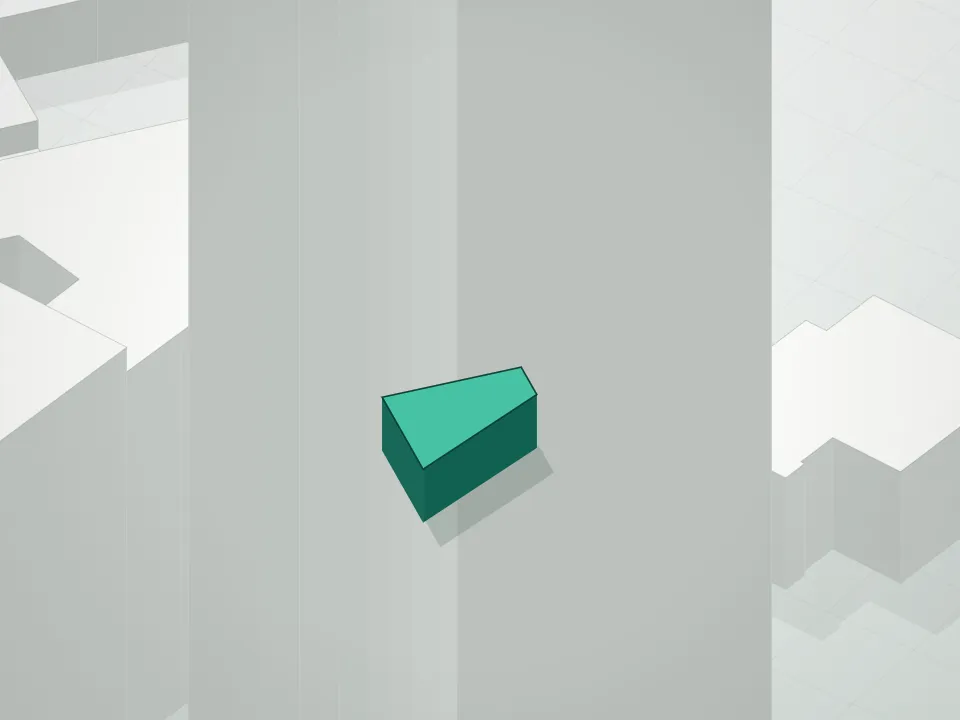3D massing drawing of Nova Condominium and neighboring buildings