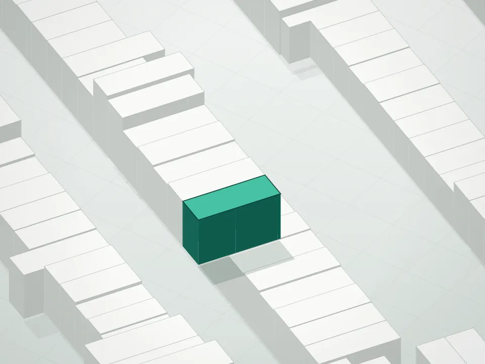 3D massing drawing of 115 St. Marks Place Condominium and neighboring buildings