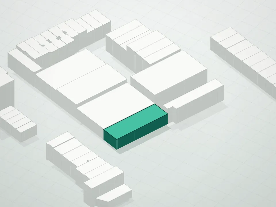 3D massing drawing of Condos @ 251 St. Marks and neighboring buildings