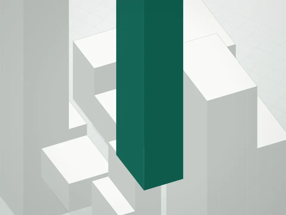 3D massing drawing of 520 Fifth Avenue Condominium and neighboring buildings