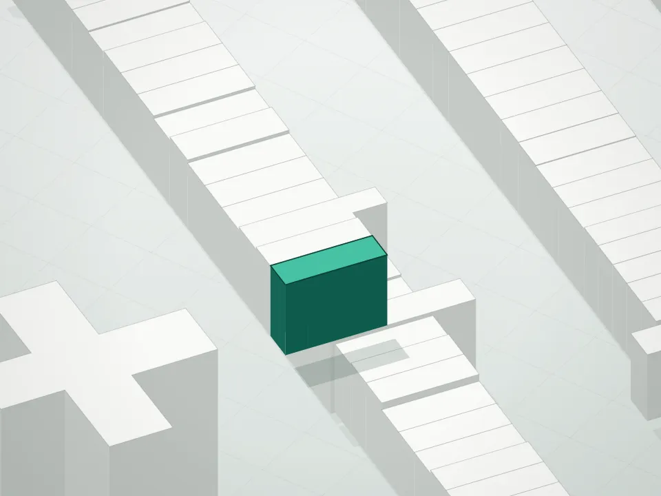 3D massing drawing of 235 West 131st Street Condominium and neighboring buildings