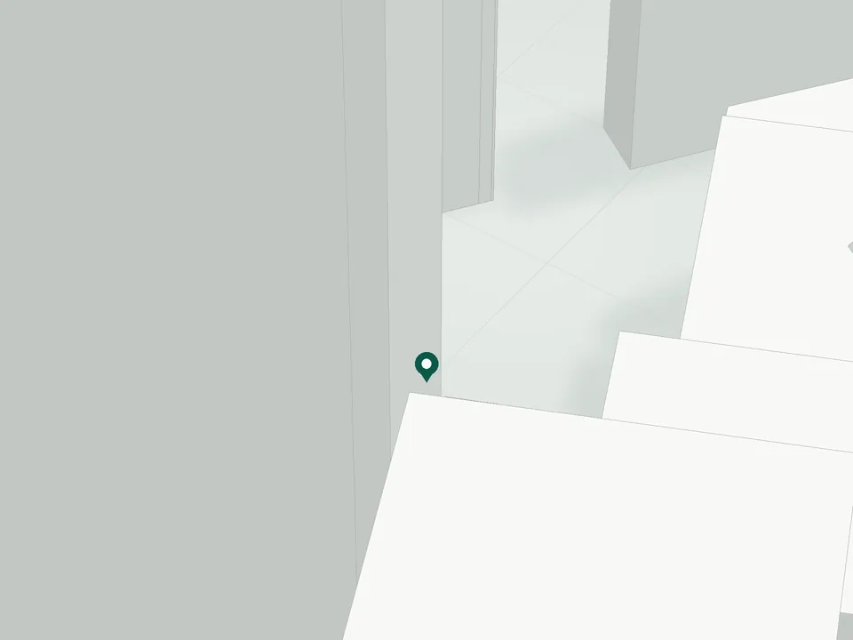 3D massing drawing of Icon Condominium, 25-08 43rd Avenue, Queens, and neighboring buildings